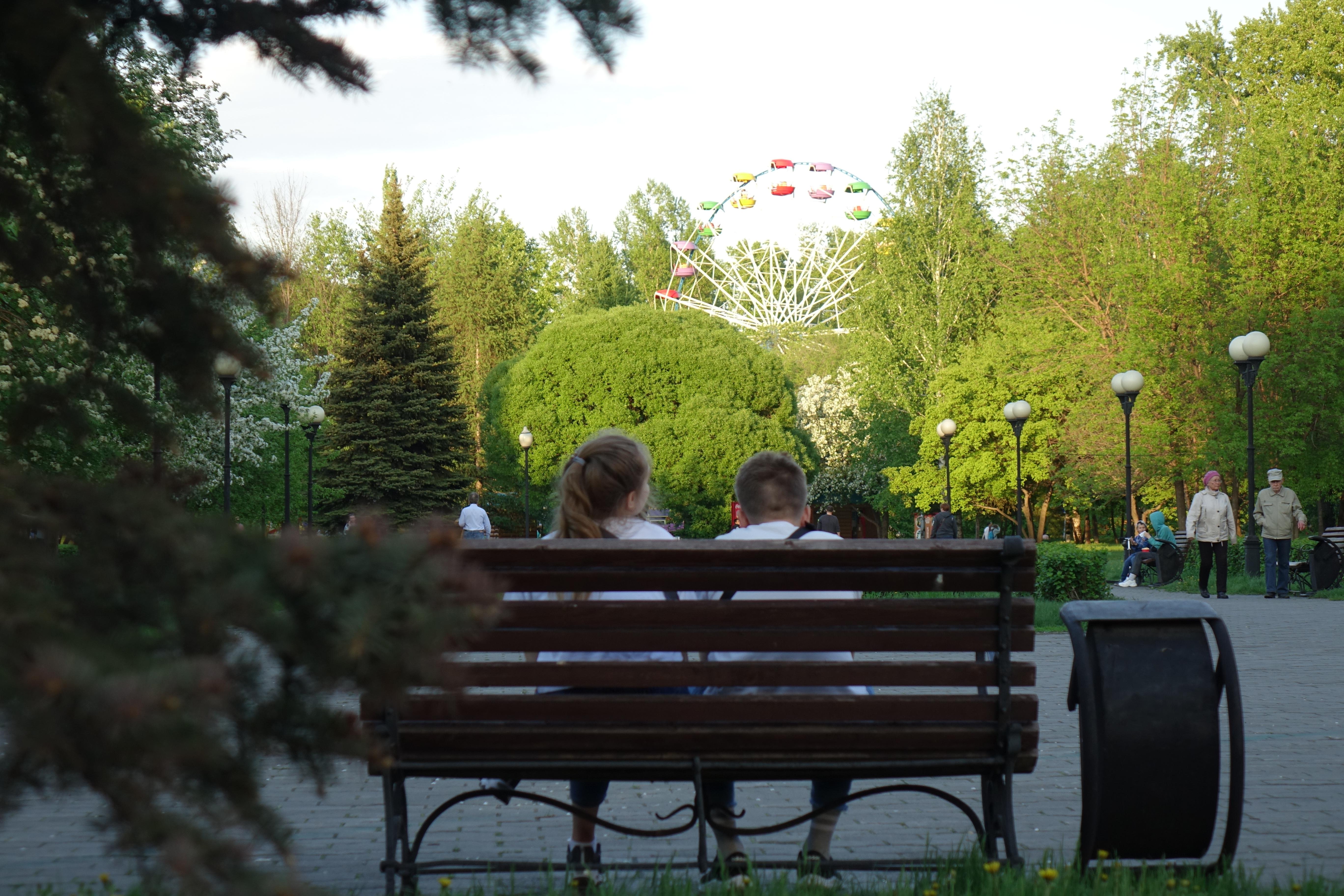 В парке имени Гагарина.